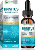 Tinnitus Relief for Ringing Ears, Natural Tinnitus Support Drops, Effective Support for Men & Women