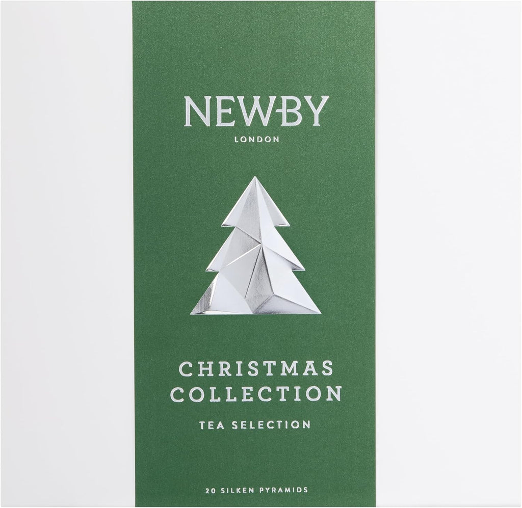 Christmas Tea Gift Box Silken Pyramids by Newby Teas