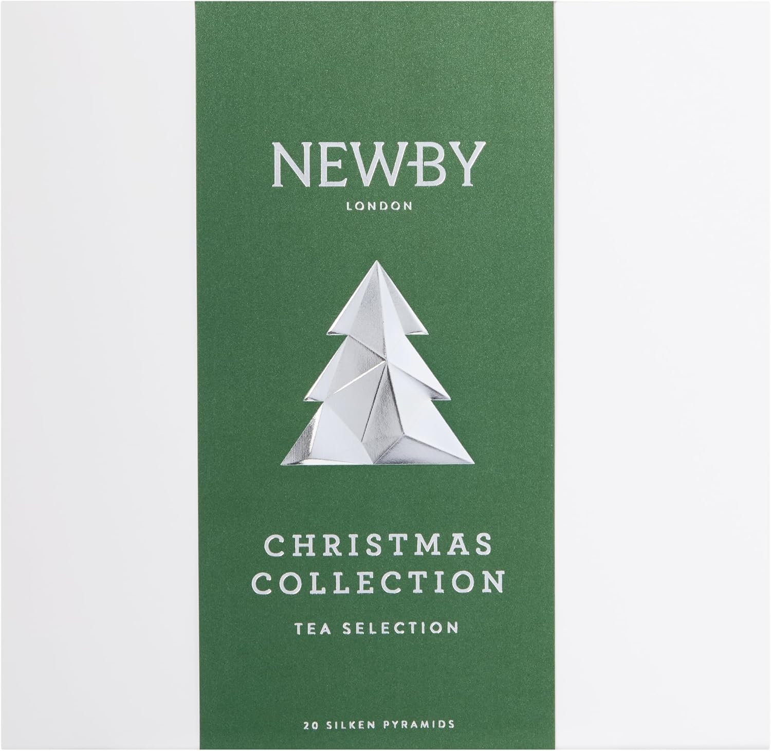 Christmas Tea Gift Box Silken Pyramids by Newby Teas