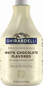 Ghirardelli Chocolate White Chocolate Flavored Sauce, 5 Pounds 7.3 Oz (2.47 Kg) Package
