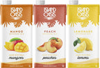 Island Oasis Drink Mix Variety, 1 of each: Mango, Peach, and Lemonade Fruit Puree Beverage Mix, 33.8 fl oz (1 Liter)