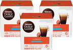 Nescafe Dolce Gusto Coffee Pods, Lungo Decaffeinato, 16 capsules, Pack of 3