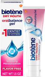 Biotene OralBalance Moisturizing Gel, Alcohol Free Gel and Dry Mouth Gel, Flavor Free - 1.5 oz