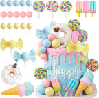 25Pcs Candy Cake Topper Candy Cake Decoration for Baby Shower Party Supplies