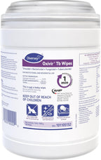 Diversey Oxivir Tb 101105152 Ready-to-Use Disinfectant Cleaning Wipes, Accelerated Hydrogen Peroxide, Standard 6x7-Inch Sheets, 160-Wipes, 1-Canister