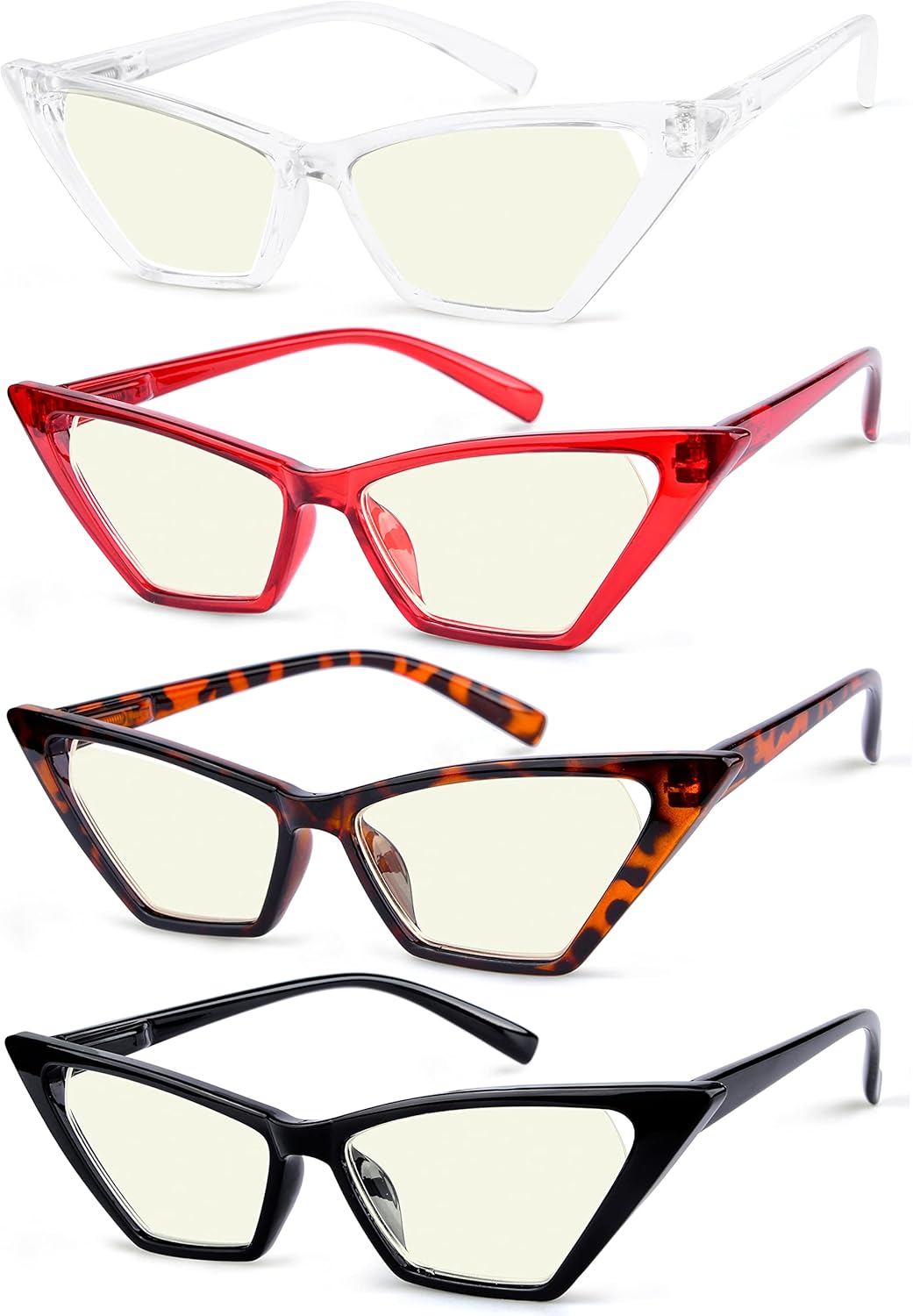 Eyekepper 5-pack Cat Eye Reading Glasses Women Oversized Readers