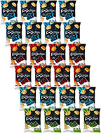 Popchips Potato Chips Variety Pack, Single Serve 0.8 Ounce Bags (Pack of 24), 4 Flavors: 8 Sea Salt, 8 BBQ, 4 Sour Cream & Onion, 4 Salt & Vinegar
