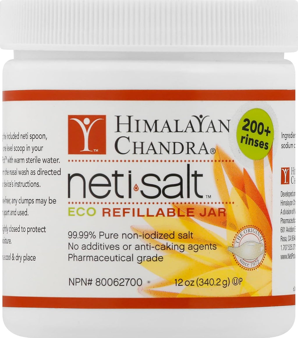 Himalayan Chandra Neti Pot Salt Jar, 12 oz