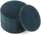 Utoolmart 1200-Grits 7 Inch Scrubber Scouring Pads Flocking Scuff Pads-Multipurpose, Drill Scuffing Disc Hoop and Loop Surface Conditioning Disc Gray 8pcs