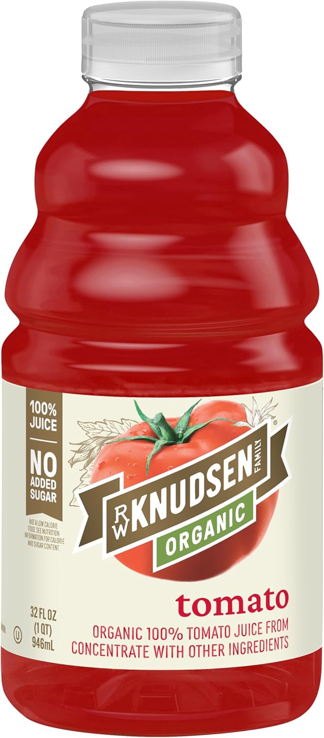 R.W. Knudsen Organic Tomato Juice, 32 fl oz (Pack of 1)