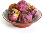 GOARTEA Puerh Tea Cake 250g / 8.8oz 2017 Year Raw Sheng Peony flowers Bulang Mountain - Chinese Yunnan Puer Pu'er Pu-erh Tea - Tuocha