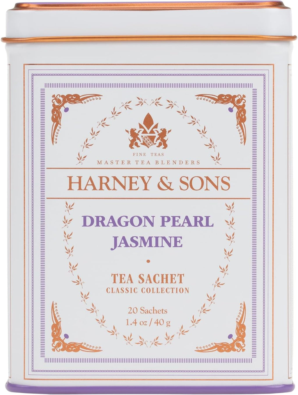 Harney & Sons Dragon Pearl Jasmine Tea, 20 Count(Pack of 1)
