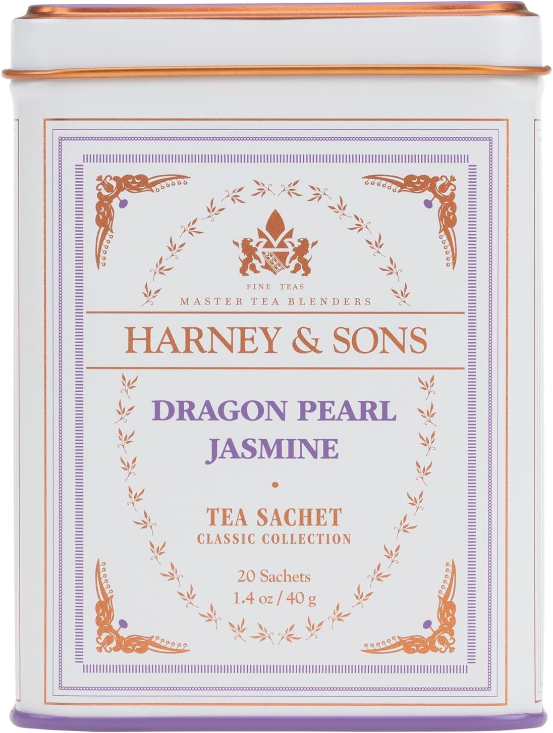 Harney & Sons Dragon Pearl Jasmine Tea, 20 Count(Pack of 1)