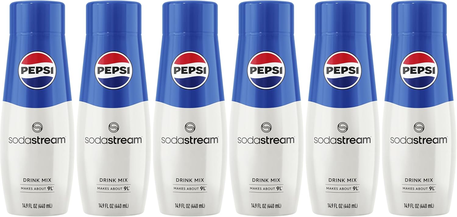 SodaStream Pepsi Beverage Mix (440ml, Pack of 6)