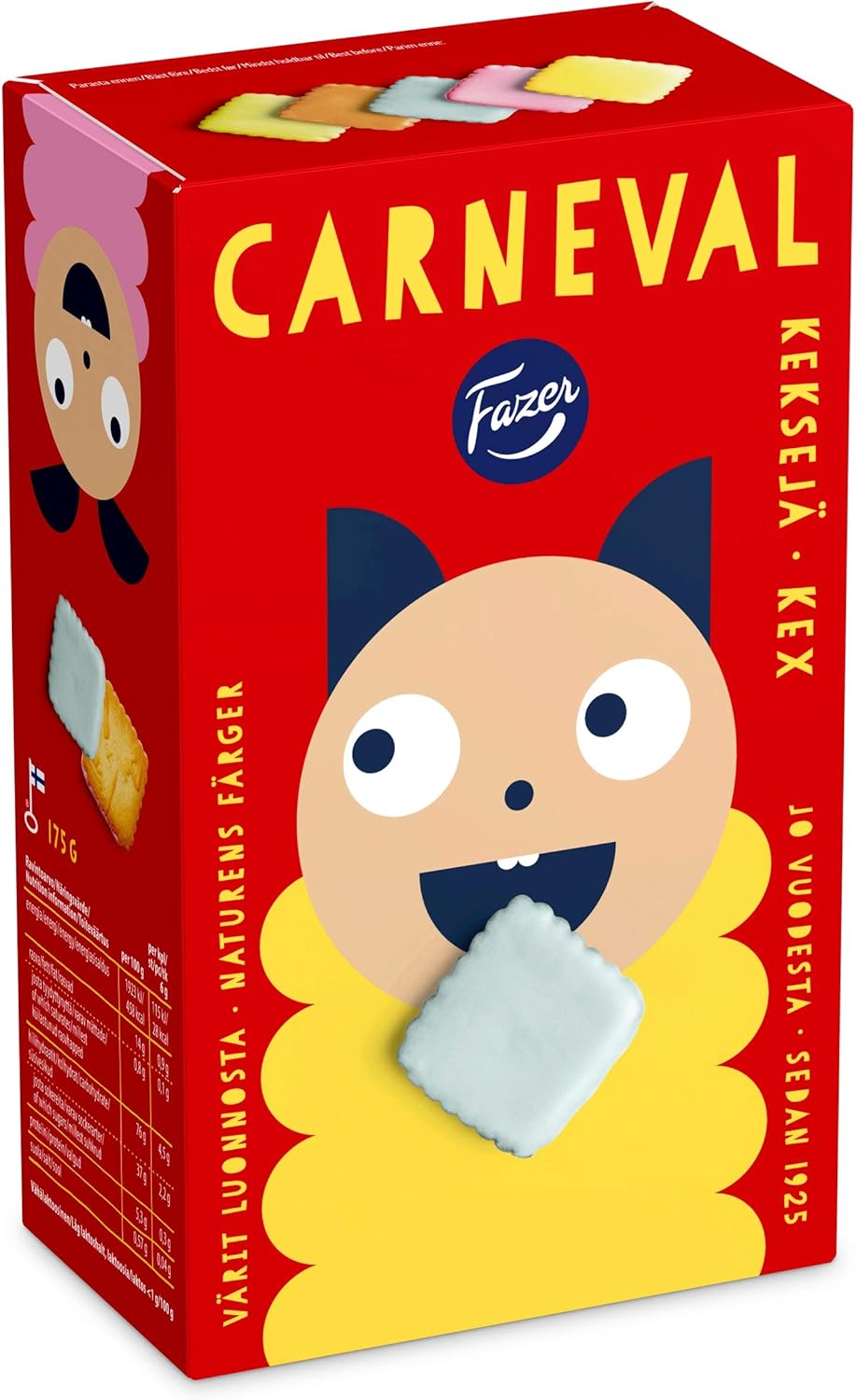 Fazer Carneval Biscuits 1 Box of 175g