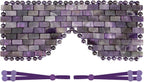 ideayard Crystal Eye Mask, Cooling Sleep Mask 100% Amethyst, Jade Stone Eye Mask for Hot & Cold Anti Aging Therapy, Headache and Migraine Relief