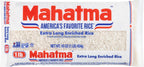 Mahatma Enriched Extra Long Grain White Rice, Gluten Free, Non-GMO, 1 lb Bag