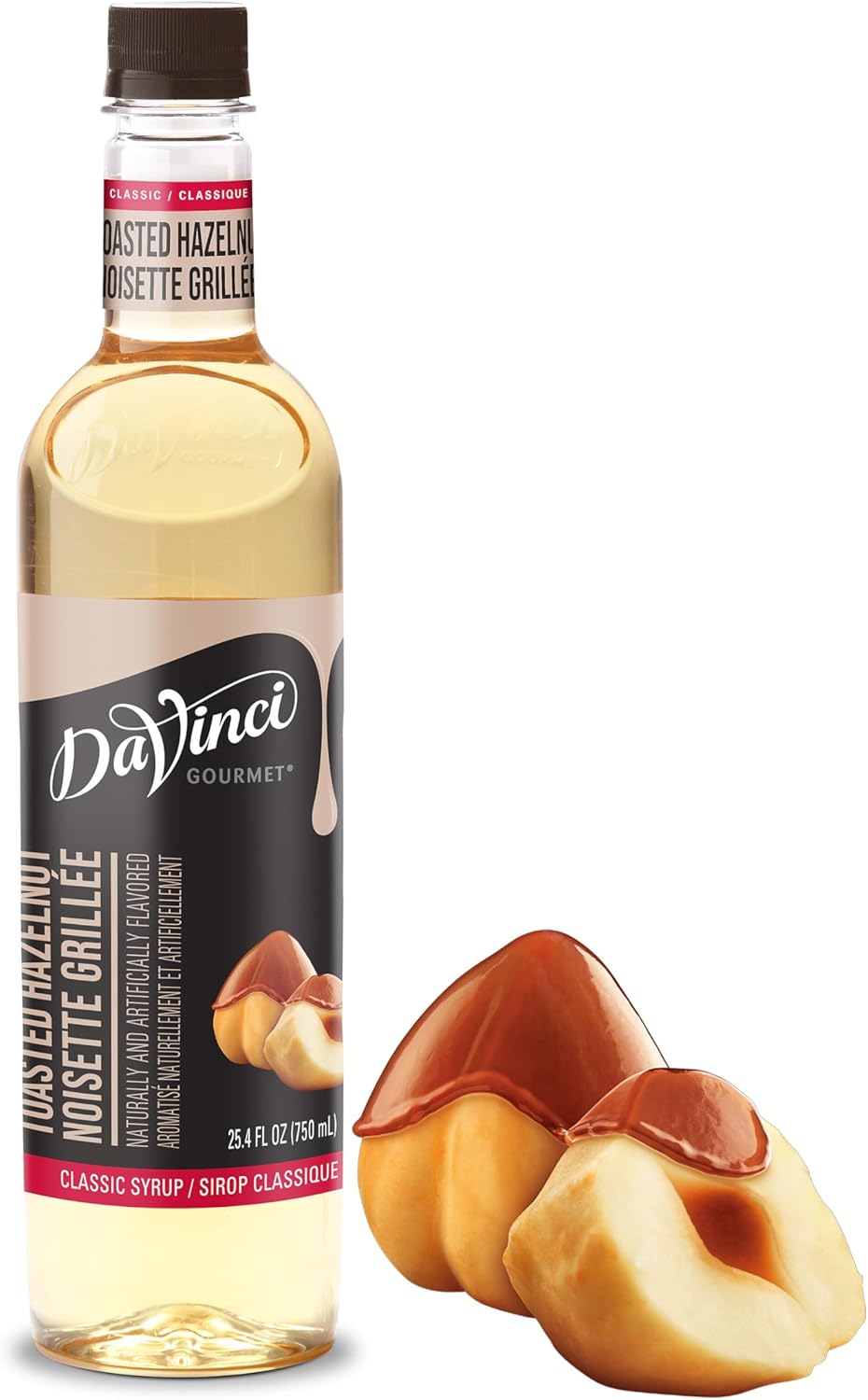 DaVinci Gourmet Classic Toasted Hazelnut Syrup, 25.4 Fluid Ounces (Pack of 1)