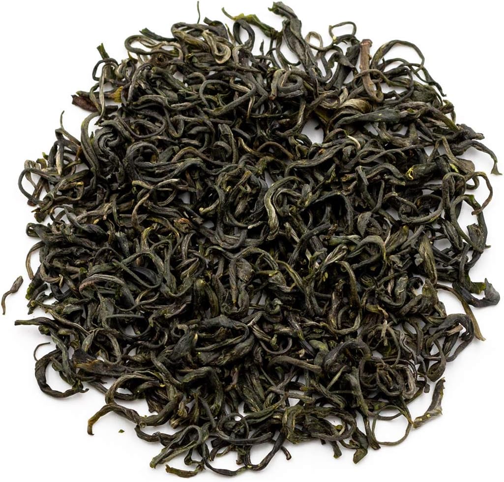 Oriarm Qingdao Laoshan Green Tea Loose Leaf - Chinese Cloud and Mist Green Tea Leaves 450g (16 ounce) Ziplock Resealable Bag
