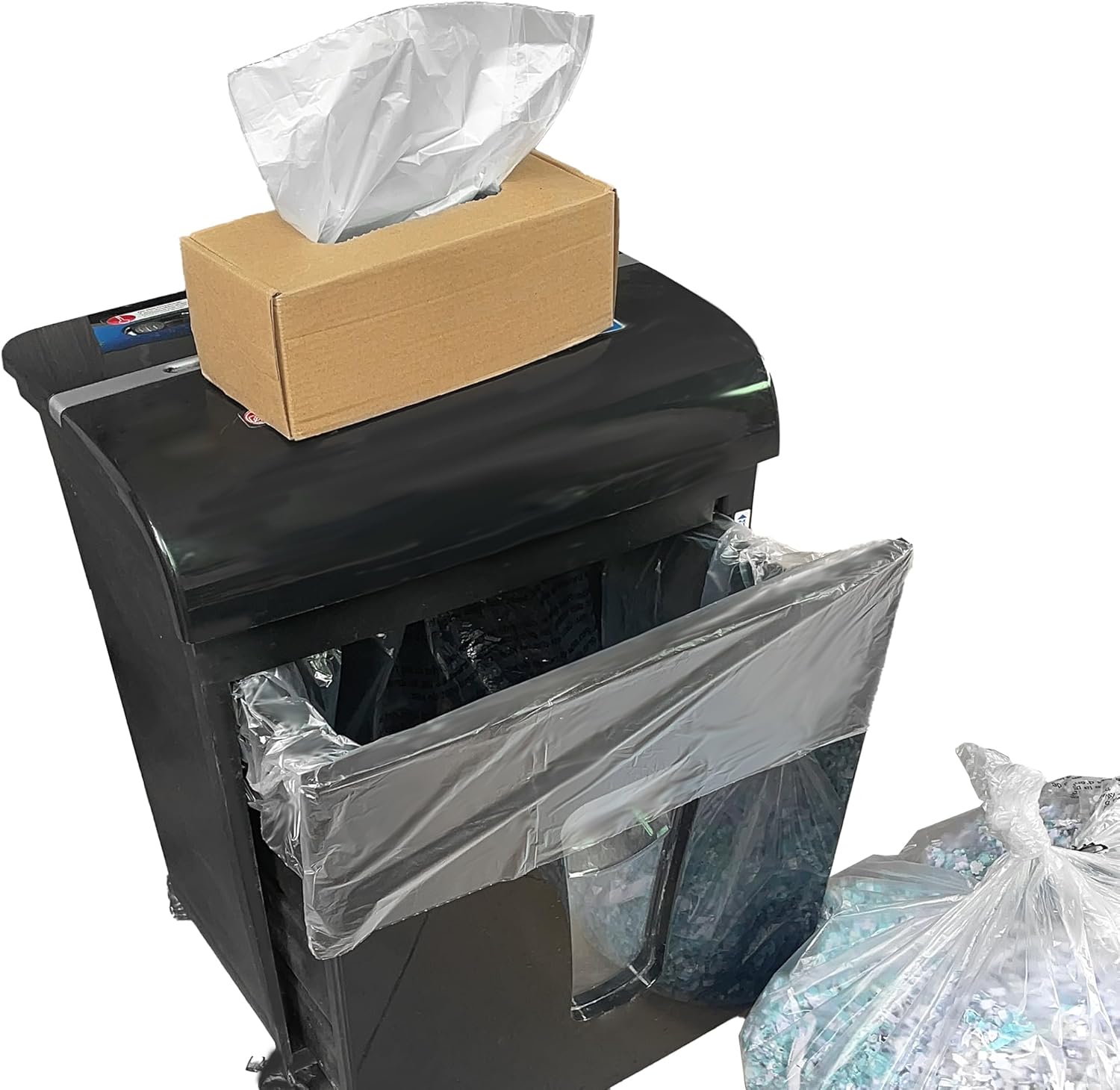 Paper Shredder Waste Bag,6.6Gallons,50Bag, 29L Capacity