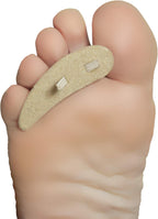 Steins Hammer Toe Crest Cushion and Buttress Pad Reduces Pressure from Calluses and Hammer Toes, Large Right, Beige, 3 Count