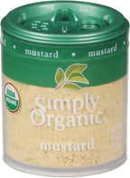 Simply Organic Mustard Seed Ground, Certified Organic, Kosher, Mini Spices | 0.46 Ounce (Pack of 6)