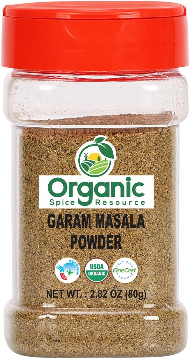 Organic Garam Masala | 2.82 oz (80g) | USDA Organic Approved | Vegan | Non-GMO, All Natural Blend - 100% Raw from India, by SHOPOSR