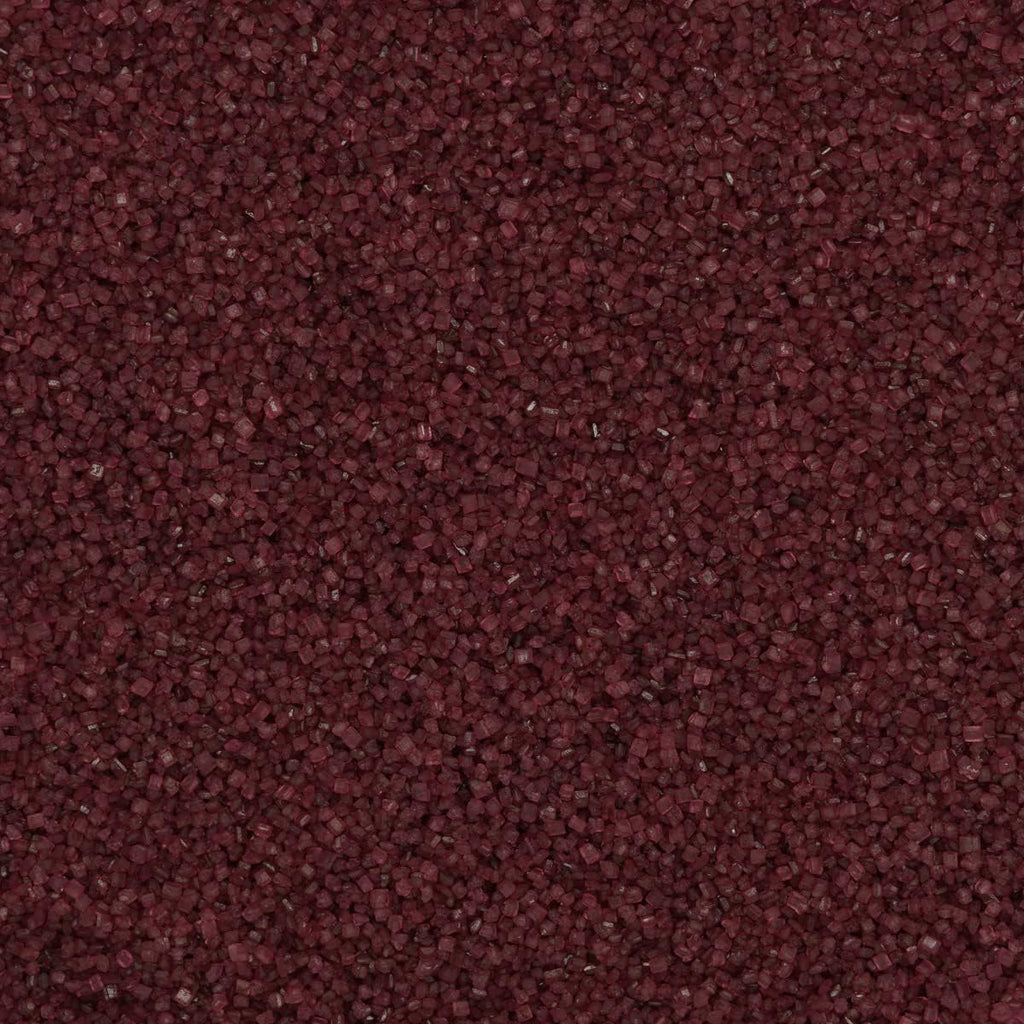 BURGUNDY/MAROON Sugar Crystals - 4 oz shaker jar - Edible Sugar Sprinkles/Sanding Sugar for Cakes, Cupcakes, Cookies, Icing, Chocolate