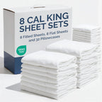 CGK Unlimited 8pk 6PC Cal King White