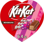 KIT KAT Miniatures Milk Chocolate Wafer, Valentine's Candy Gift Box, 6.4 oz