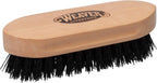 Weaver Livestock Barn Brush, Wooden Grooming Brush for Goat, Sheep, Pigs, Cattle, Stiff Bristles for Dirt Removal, Show Animal Grooming Tools