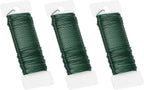 PATIKIL 20 Gauge Floral Flexible Paddle Wire, 115 Yard (345 Feet) Florist Wreath Wire for DIY Crafts Christmas Garland Flower Arrangement, Green 3 Rolls