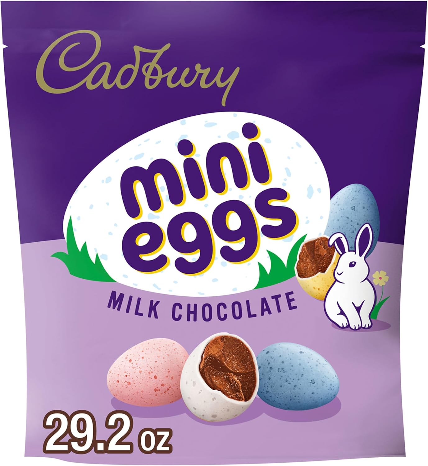 CADBURY MINI EGGS Milk Chocolate, Easter Candy Bag, 29.2 oz