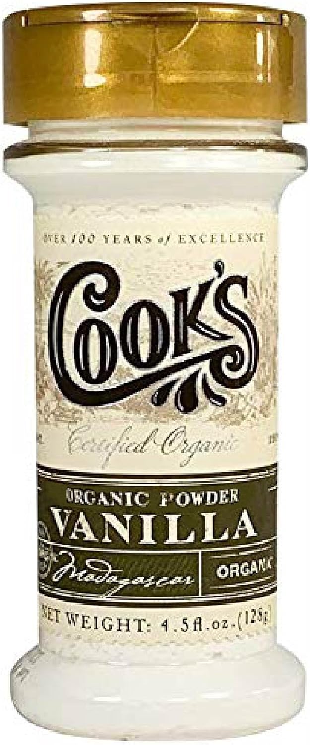 Cook's, Organic Vanilla Powder, World’s Finest Gourmet Fresh Premium Vanilla, 4.5 oz