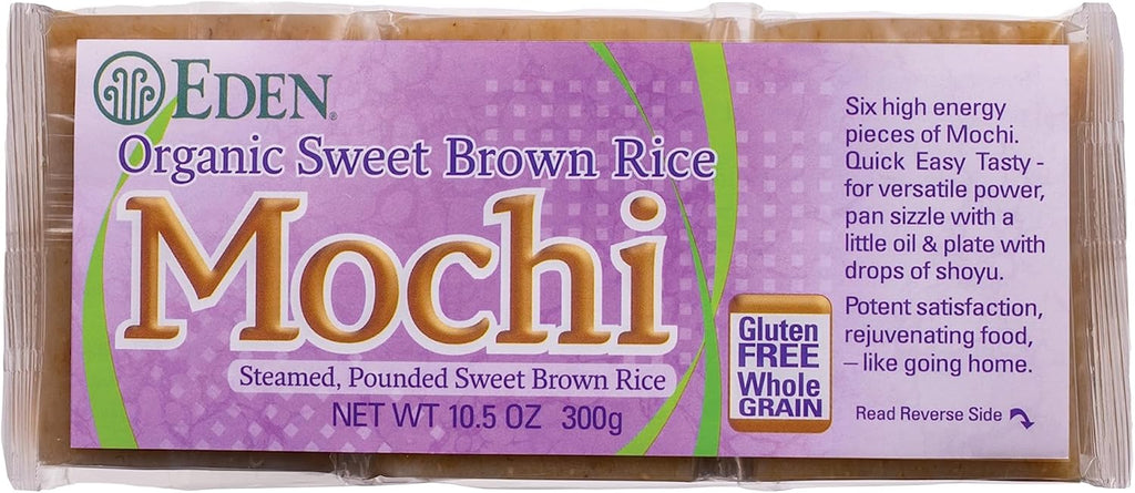 EDEN FOODS Organic Sweet Brown Rice Mochi, 10.5 OZ