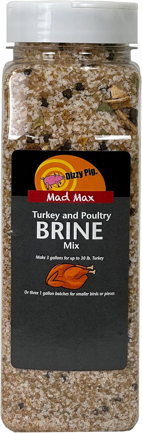 Dizzy Pig Mad Max Turkey & Poultry Brine Mix (Quart Shaker)