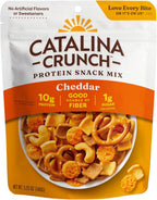 Catalina Crunch Protein Snack Mix with Cheese Crisps - 10g Protein, 1g Sugar per Serving - Good Source of Fiber, Keto, Gluten Free - Cheddar, 5.25 Ounce Bag (Pack of 1)