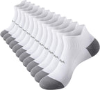Ankle Compression Socks for Men and Women 6 Pairs, Low Cut Breathable Seamless short Running Socks with Arch Support