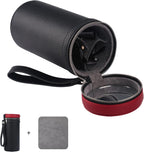 3 slots eyeglass case Leather sunglasses storage box, suitable for both men and women, Glasses Storage Holder Box