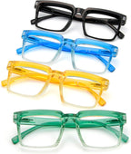 Eyekepper 4-Pack Design Reading Glasses for Women - Fashionable Oversized Readers