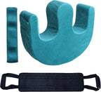 Bedridden Patient Turning Device with Fixing Strap and Transfer Nursing Sling Lift Belt Set Multifunctional Bedroll Turning Pillow Bed Rest Leg Elderly Nursing Products Patient Lift Aid, Blue