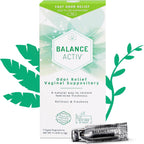 Balance Activ | Odor Relief Vaginal Suppository for Women | Works Naturally to Rapidly Relieve Unpleasant Odor and Restore Feminine Freshness