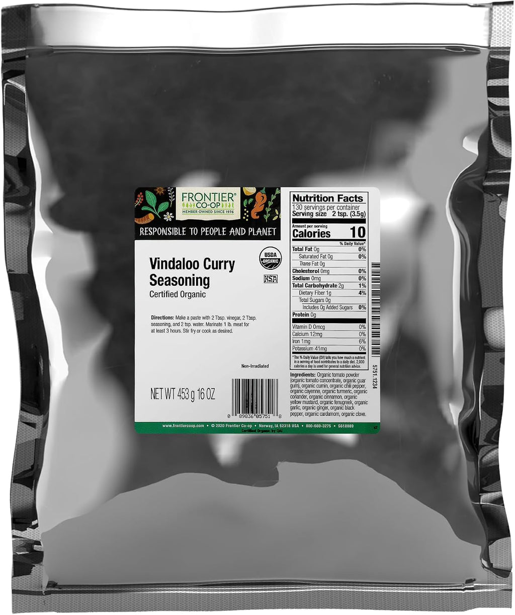 Frontier Co-op Organic Vindaloo Curry Seasoning 1lb