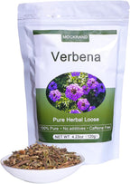 MOCKRAND Premium Vervain Herb Cut & Sifted, 4.23 Oz/120g | Dried Loose Leaf for Tea | Resealable Pouch