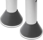 Walker Coasters 2 Pack| Longer Lasting More Durable Tennis Ball Alternative | Glides Easily Over Hard Surfaces | 2 Count | Storm Gray
