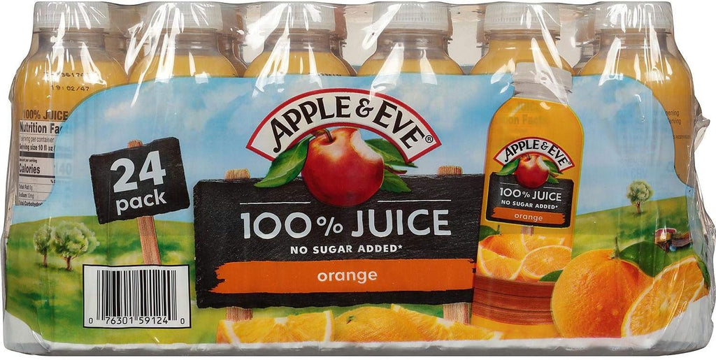 Apple & EVE Apple & Eve 100% Orange Juice 24 Pack 10 FL Ounce Net Wt 240 Fl Ounce, 10 Fl Oz (Pack of 24)