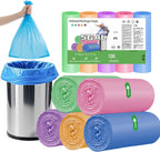 5 Gallon Small Garbage Bags – 100 Count Colorful Bathroom Trash Bags, Durable Plastic Bags Liners with Kitchen,20L Bins