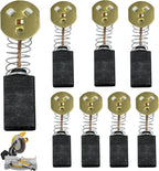 8 Pack 145323-06 Carbon Brushes Compatible with Black & Decker 145323-06, 145323-03 & 145323-02 Fits for Dewalt Black & Decker DW705 DW708 Miter Saw Motor Brushes Parts