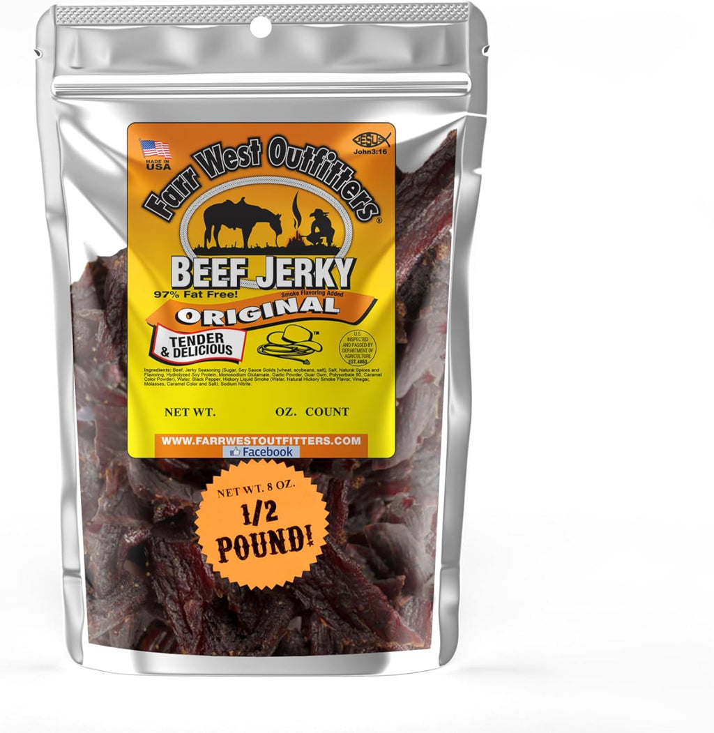 Farr West Outfitters Beef Jerky (8 OZ, Original)