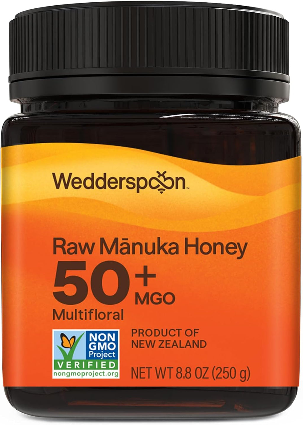 Wedderspoon Raw Premium Manuka Honey, KFactor 12, 8.8 Oz, Unpasteurized, Genuine New Zealand Honey, Non-GMO Superfood, Traceable from Our Hives to Your Home